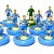 Subbuteo Andrew Table Soccer Alexandra Blue kit on WSB Professional bases